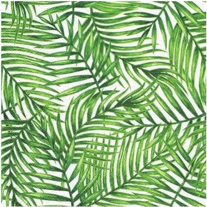 Салфетка для декупажа Paw 33*33 Paw Тропические листья - «Таир»
