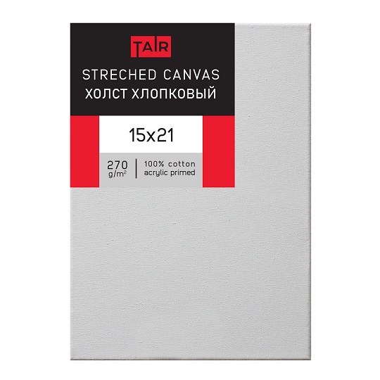 Холст на подрамнике, "TAIR", хлопок, акриловый грунт, 270 г/м2, 15 х 21 см - «Таир»