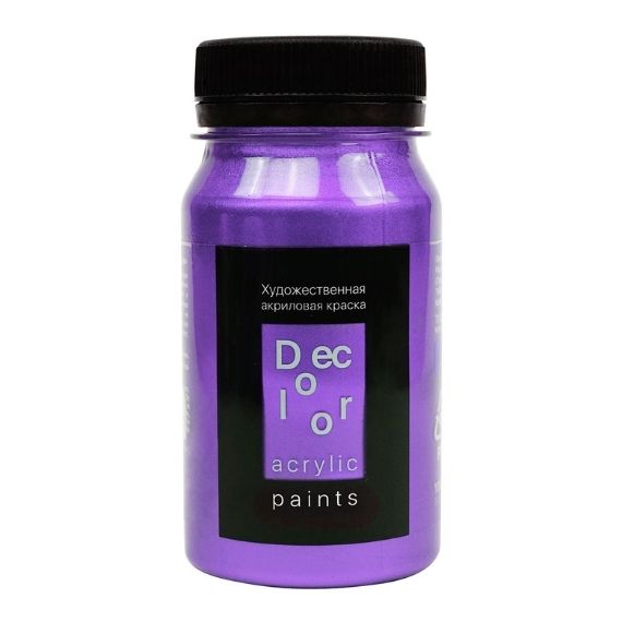 Фиолетовый, краска "Деколор", 100 мл - «Таир»