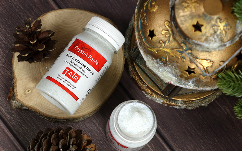 Кристальная паста: имитация льда на любой поверхности! Идеи декора к Новому году