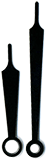 Комплект стрелок 361 JL (черный)(45-64) - «Таир»