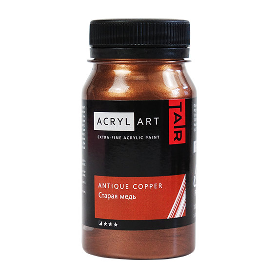 Художественные акриловые краски Старая Медь, краска "Акрил-Арт", банка 100 мл на оптовом сайте бренда ТАИР