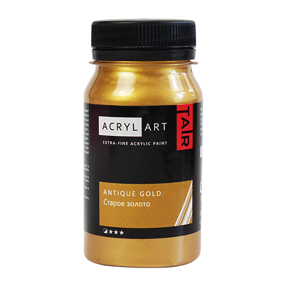 Художественные акриловые краски Старое Золото, краска "Акрил-Арт", банка 100 мл на оптовом сайте бренда ТАИР