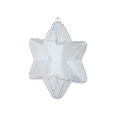Заготовки для декорирования Love2art звезда пластик 10.3 x 10.3 x 4.3 см - «Таир»