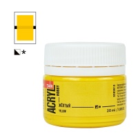 Жёлтый, краска "Акрил-Хобби", банка 20 мл