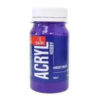 Фиолетовый, краска "Акрил-Хобби", банка 100 мл