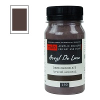 Краска акриловая Акрил Де Люкс, "TAIR", 100 мл, Горький шоколад