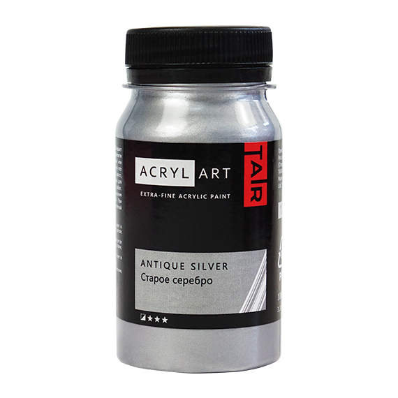 Художественные акриловые краски Старое Серебро, краска "Акрил-Арт", банка 100 мл на оптовом сайте бренда ТАИР