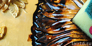 Шелллачный лак, битумный лак для старения