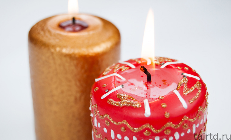 Можно ли зажигать свечи покрашенные акрилом?