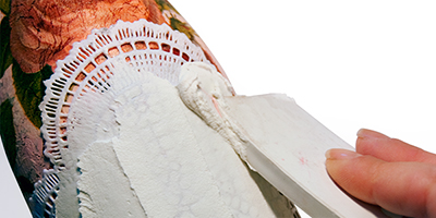 Оформление бутылки шампанского