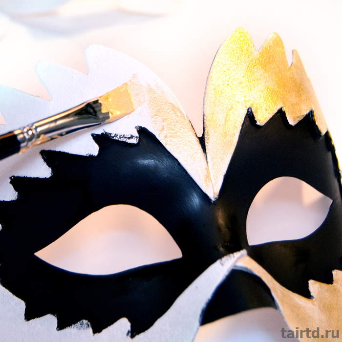 маски новогодние мастер-класс