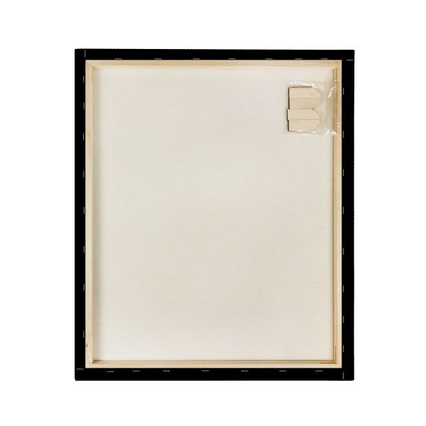Холст на подрамнике, "TAIR", хлопок, чёрный акриловый грунт, 270 г/м, 50 х 60 см - «Таир»