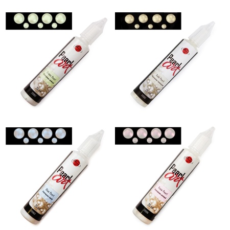 Жемчужно-зелёный, краска для создания жемчужин "Pearl Art", туба 25 мл - «Таир»