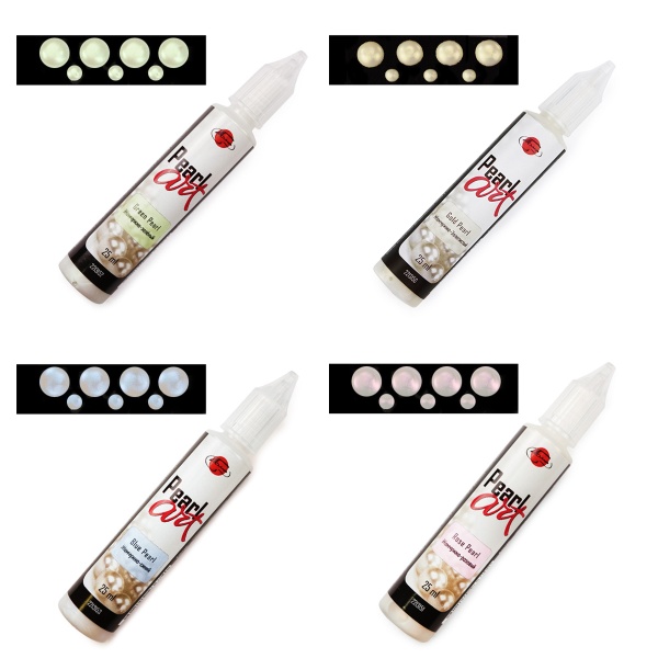 Жемчужно-зелёный, краска для создания жемчужин "Pearl Art", туба 25 мл - «Таир»