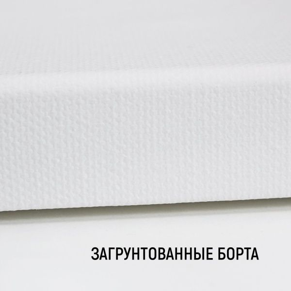 Холст на подрамнике, "TAIR", хлопок, акриловый грунт, 380 г/м2, 30 х 30 см - «Таир»