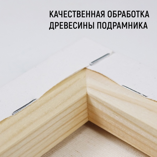 Холст на подрамнике, "TAIR", хлопок, акриловый грунт, 270 г/м2, 15 х 21 см - «Таир»