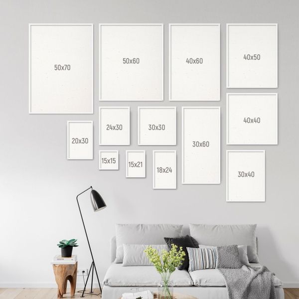 Холст на подрамнике, "TAIR", хлопок, акриловый грунт, 270 г/м2, 50 х 70 см - «Таир»
