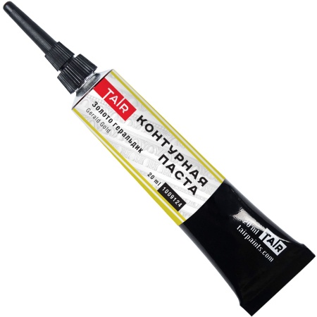 Золото геральдик, контурная паста, туба 20 мл - «Таир»