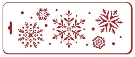 Трафарет для творчества "Трафарет Дизайн", Новый год, 10 x 25 см, НГб-54 - «Таир»
