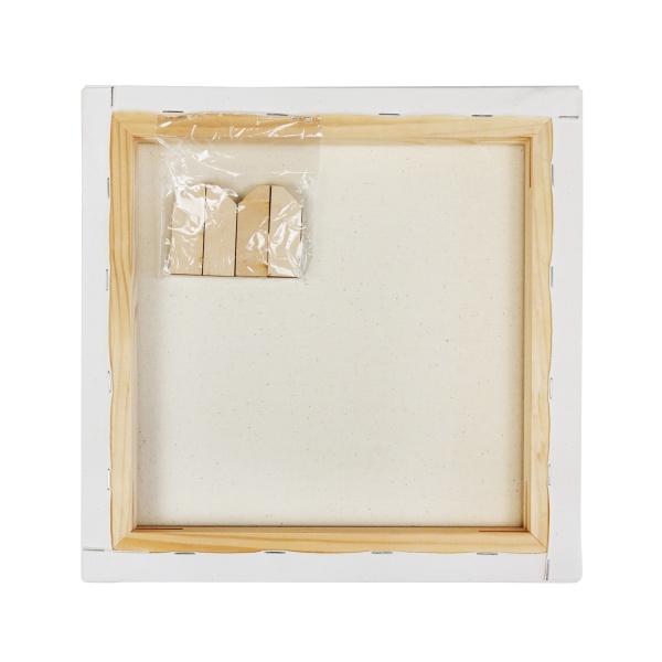 Холст на подрамнике, "TAIR", хлопок, акриловый грунт, 270 г/м2, 30 х 30 см - «Таир»