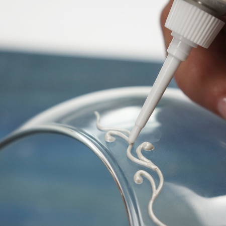 Белый перламутровый, контурная паста, туба 20 мл - «Таир»