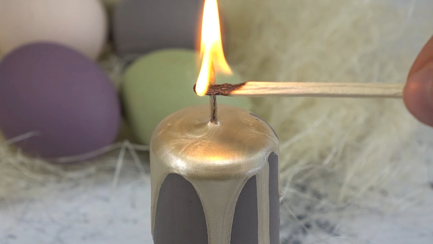 Как горят свечи, украшенные акрилом: четыре способа задекорировать свечи к Пасхе