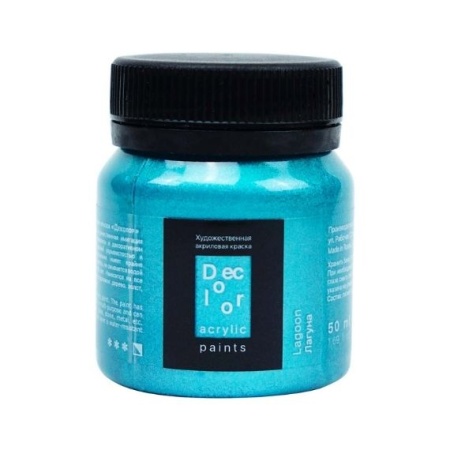 Лагуна, краска "Деколор", банка 50 мл - «Таир»