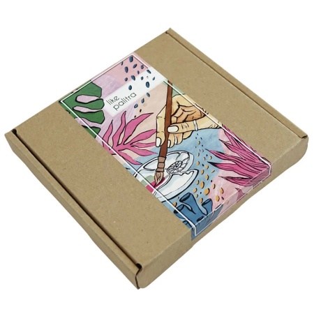 Палитра художественная керамическая, Like Palitra, "ГИНКГО" 16 х 13,5 х 1 см - «Таир»