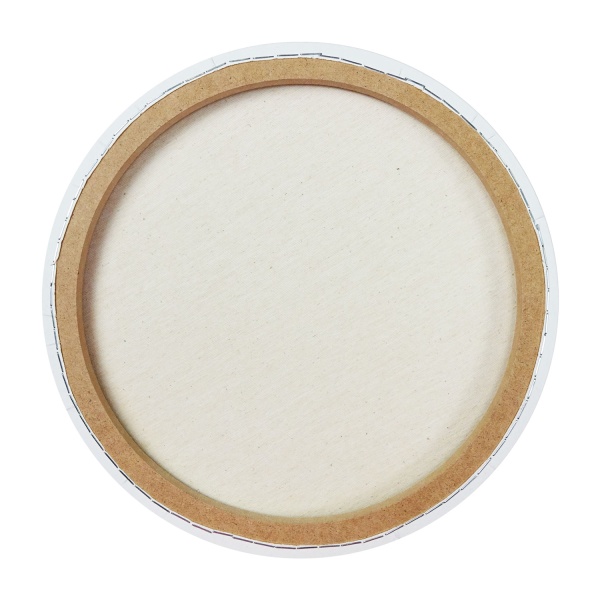 Холст на круглом подрамнике, "TAIR", хлопок, акриловый грунт, 270 г/м2, D35 см - «Таир»