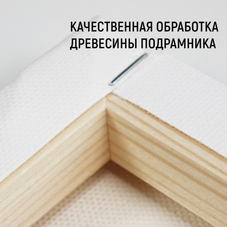 Холст на подрамнике, "TAIR", хлопок, акриловый грунт, 380 г/м2, 24 х 30 см - «Таир»