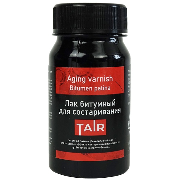 Лак битумный для состаривания, банка 100 мл - «Таир»