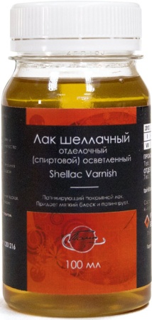 (уценка) Лак шеллачный осветленный (спиртовой), "TAIR", 100 мл (558) - «Таир»