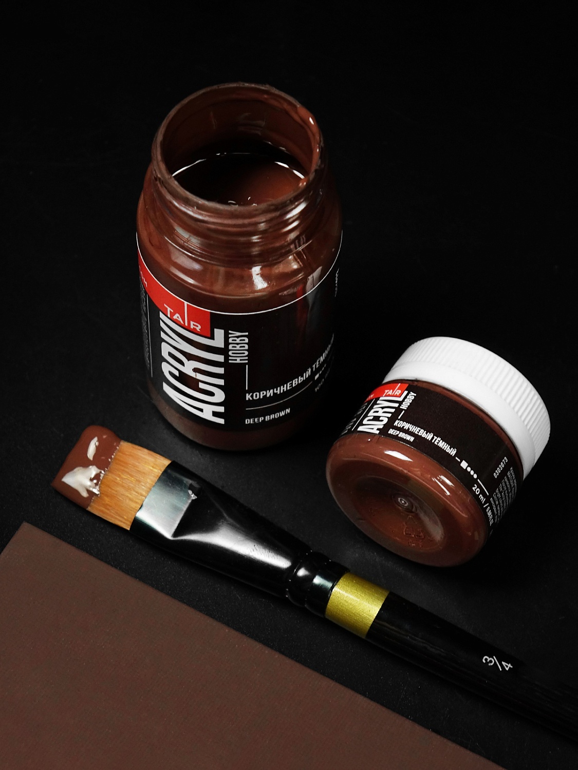 Ультрамарин и Коричневый тёмный: ещё больше новых оттенков в линейке Акрил-Хобби!