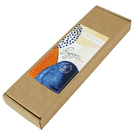 Палитра художественная керамическая, Like palitra, "ГЕОМЕТРИЯ" 7,5 х 16,5 х 1 см - «Таир»