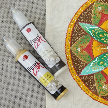 Сусальное золото, краска для создания жемчужин "Pearl Art", туба 25 мл - «Таир»