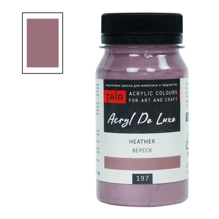 Вереск, краска "Акрил Де Люкс", банка 100 млск - «Таир»