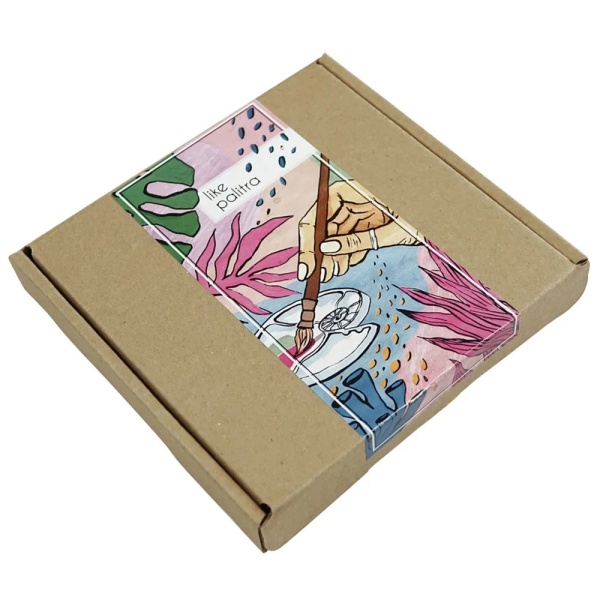 Палитра художественная керамическая, Like palitra, "КОРАБЛИК" 14 х 9 х 1 см - «Таир»