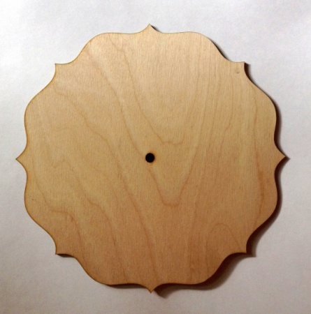 Циферблат фигурный круглый №1 - 20 см 6 мм - «Таир»