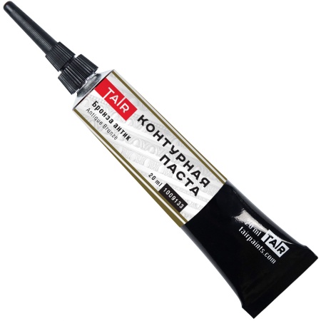 Бронза антик, контурная паста, туба 20 мл - «Таир»