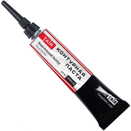 Королевский пурпур, контурная паста, туба 20 мл - «Таир»