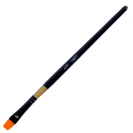 Кисть плоская № 3/8 из синтетики (рыжая), ручка короткая, 3/8Х139FT Арт Авангард на сайте ТАИР