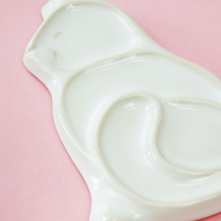 Палитра художественная керамическая, ТАИР и Like Palitra, "КОШКА" 15 х 9 х 1 см - «Таир»