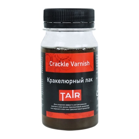 Лак кракелюрный, банка 100 мл - «Таир»