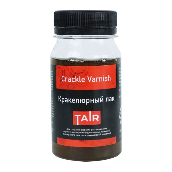 Лак кракелюрный, банка 100 мл - «Таир»