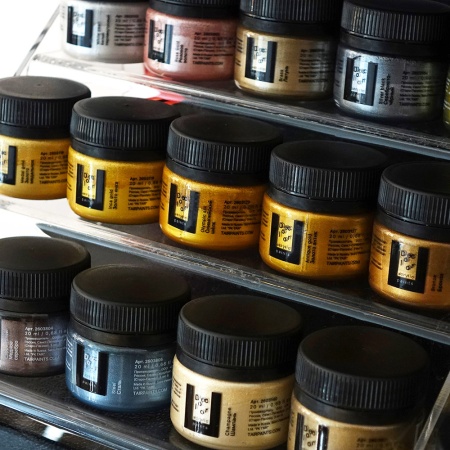 Торговое оборудование "TAIR", Подставка для банок 20 мл, Горка маленькая - «Таир»