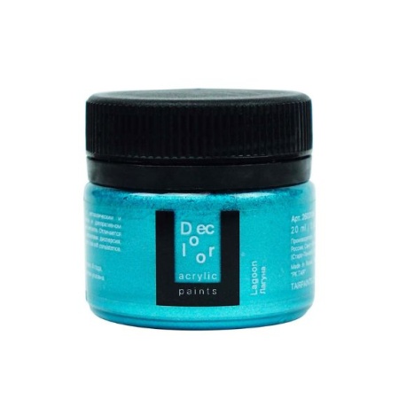 Лагуна, краска "Деколор", банка 20 мл - «Таир»