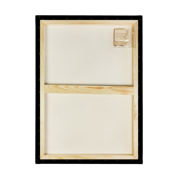 Холст на подрамнике, "TAIR", хлопок, чёрный акриловый грунт, 270 г/м, 50 х 70 см - «Таир»