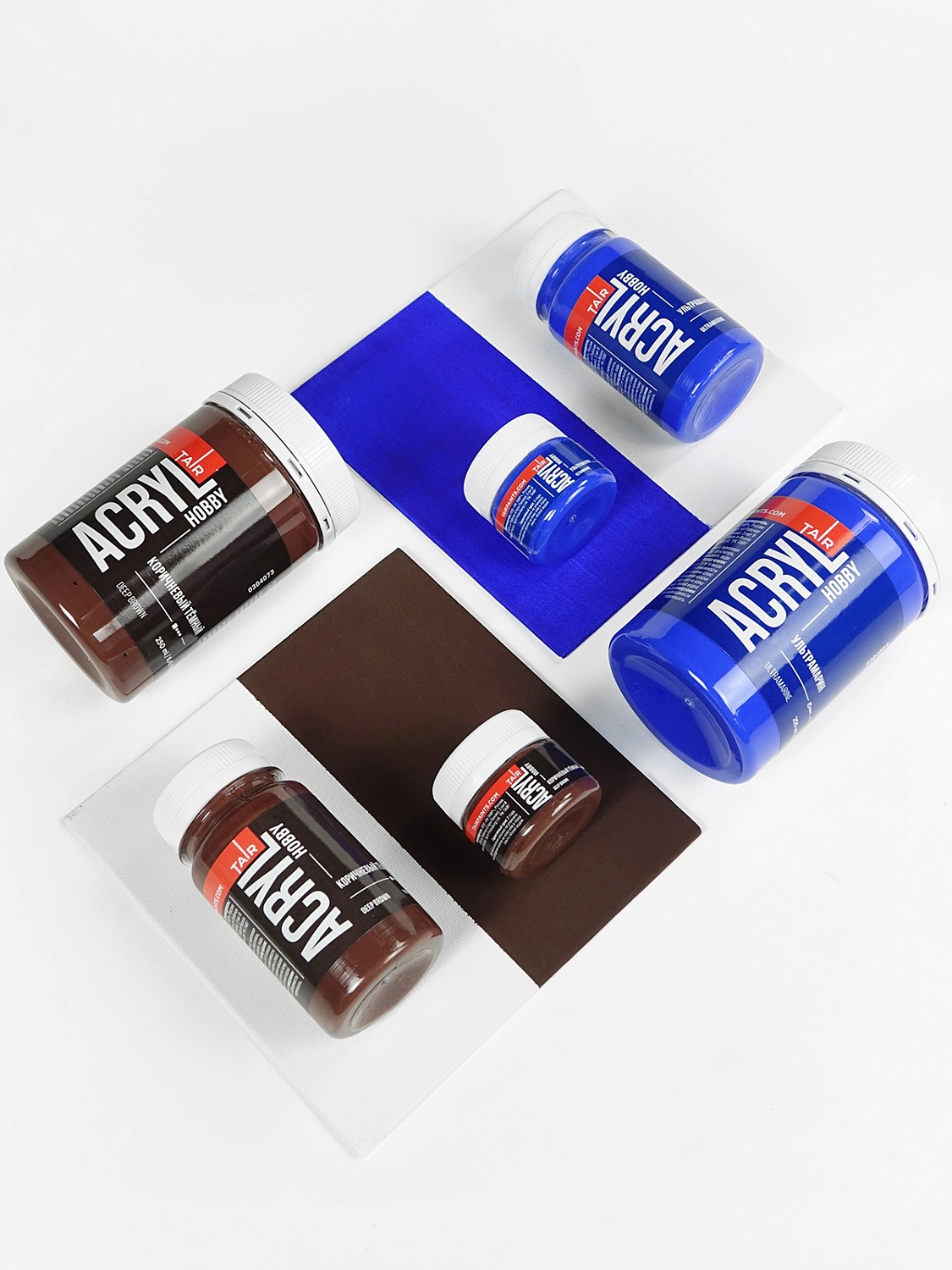 Ультрамарин и Коричневый тёмный: ещё больше новых оттенков в линейке Акрил-Хобби!