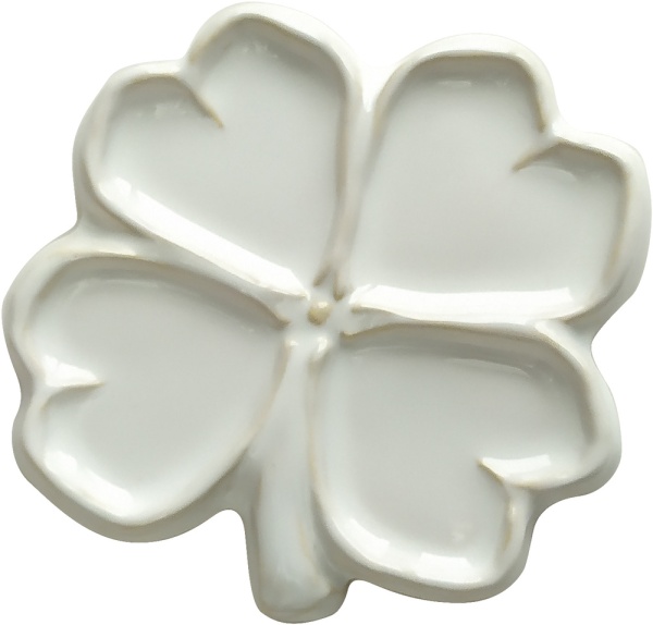 Палитра художественная керамическая, "Like Palitra", "СЧАСТЛИВЫЙ КЛЕВЕР" 13 х 13 х 1 см - «Таир»